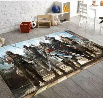 

Assassin's Creed Patterned Carpet ,Non Slip Floor Carpet,Teen's Carpet,Turkish Rug