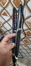 Alisador y rizador de pelo profesional por infrarrojos, alisador y rizador planos 2 en 1, calentamiento rápido, 110v-220v, herramientas de estilismo para el cabello