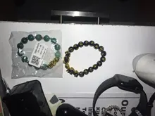 Pulsera de Feng Shui con cuentas de obsidiana, pulsera negra con abalorios de piedra obsidiana, con símbolo de Pixiu, pulsera de la buena suerte, para hombres y mujeres