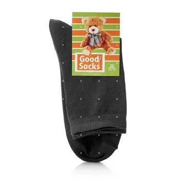 

Knitted socks good socks for children, dark gray p.22