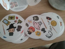 HP-rompecabezas mágico de Harry peter, juego de mesa de cartas con garabatos para Dobbles, juegos de cartas de punto para niños, juguetes educativos para niños