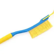 Щетка сметка со скребком 53 см, мягкая ручка