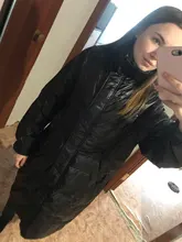 Down-Jacket Coat Yellow Winter Women Outerwear Snow FTLZZ Warm Blue Long 90%White-Duck-Down