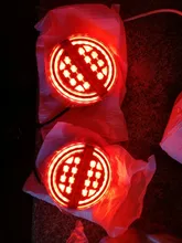 MICTUNING-Luz LED redonda para remolque, luz ámbar de 5,3 pulgadas con luz de freno/DRL/ Flow, señal de giro ámbar para coche, camión, barcos, Buses y furgonetas, 2 uds.