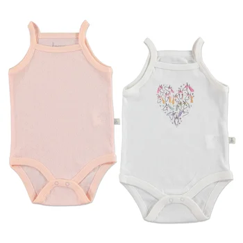 

ebebek Bebbek Summer Baby Unicorns Rib Bodysuit 2 pcs