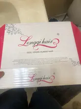 Longqi-mechones de pelo ondulado brasileño extensiones de pelo ondulado mechones Remy, pelo Natural negro, extensiones de cabello humano mechones de 8 - 30 pulgadas