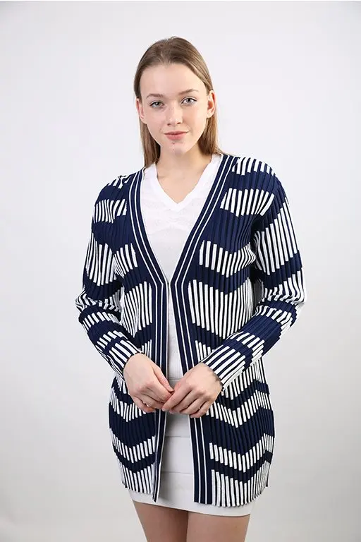 

Sweater Straight Collar Cotton Summer Female Cardigan 3882