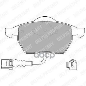 Колодки Передние Skoda Octavia(1u), Vw Golf Iv Lp1525 Delphi арт. LP1525