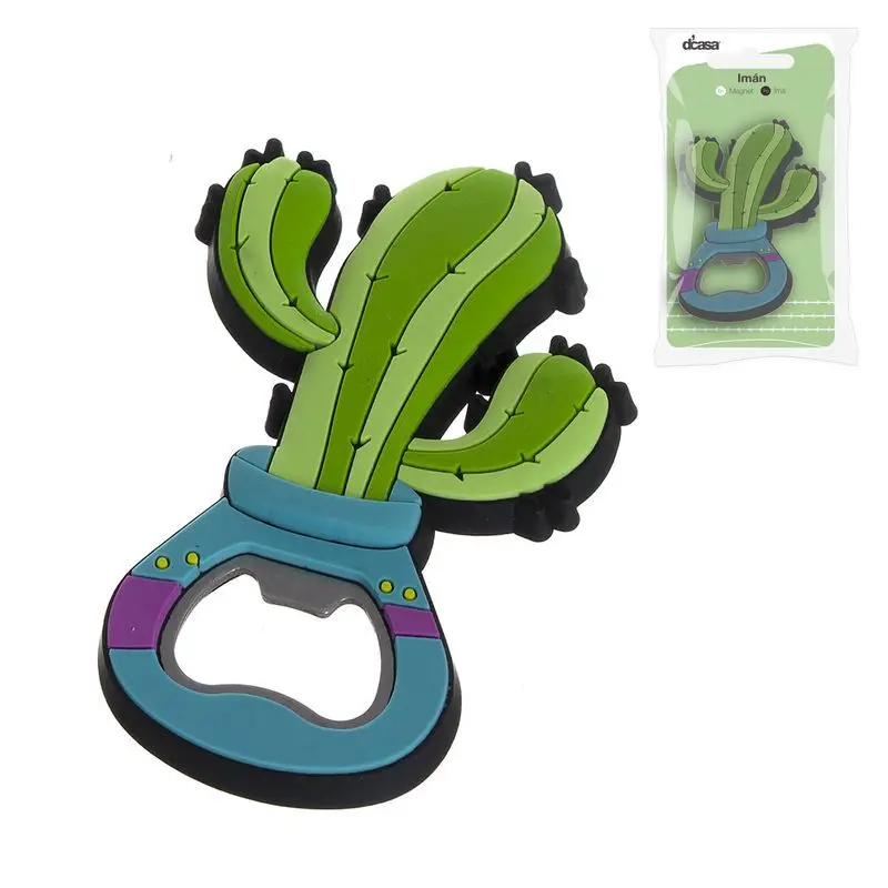 Fridge Magnet Opener Cactus