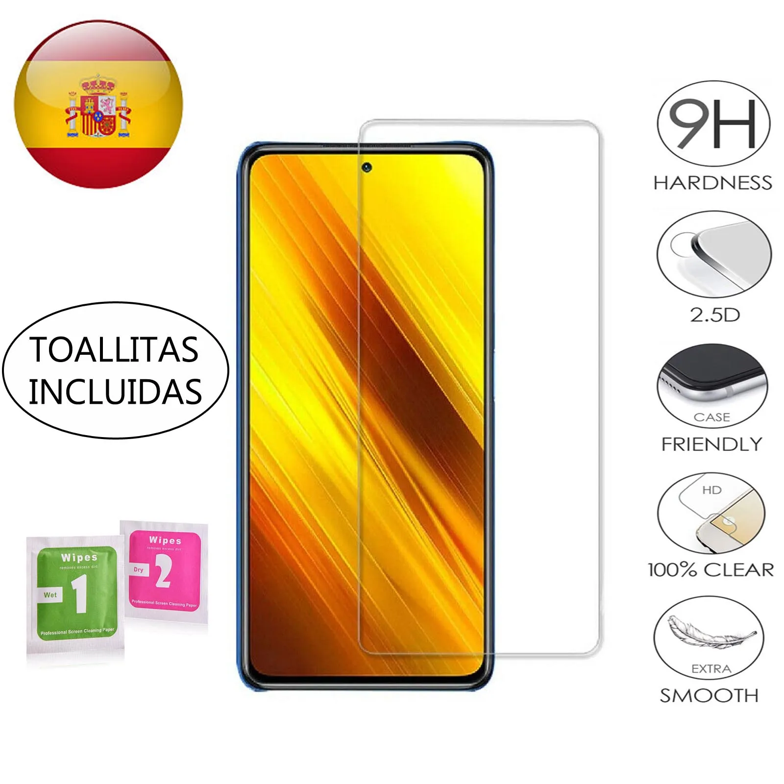 Proteggi Schermo Per Xiaomi Poco  X3 Vetro Temperato Nfc Xiaomi Poco  X3 Nfc Premium Proteggi Schermo In Vetro Temperato