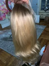 Nadula-pelucas de cabello humano Rubio degradado, peluca completa de encaje prearrancado con pelo de bebé, peluca con malla Frontal 13x 4/360, peluca Frontal de encaje T4/613