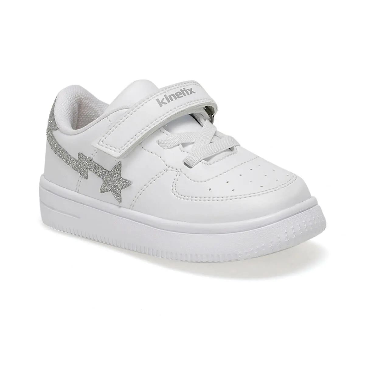 FLO KALEN GIRL 9PR White Female Child Sneaker Shoes KINETIX