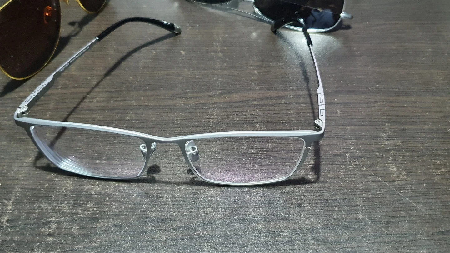 FONEX Titanium Glasses Frame For Men - Square Full Optical Eyewear, Ultralight IP Plating, Model F85641