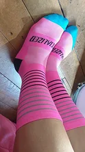 Calcetines deportivos coloridos para hombre y mujer, medias Coolmax para correr, fútbol y baloncesto