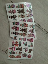 LOL surprise-figuras de acción de dibujos animados para chica, tatuajes originales, pegatinas aleatorias, regalos de cumpleaños, 1 Uds.
