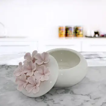 

Porcelain Candy Bowl Pink Flower 7x9cm
