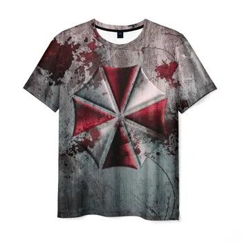

Men's T-shirt 3D umbrella