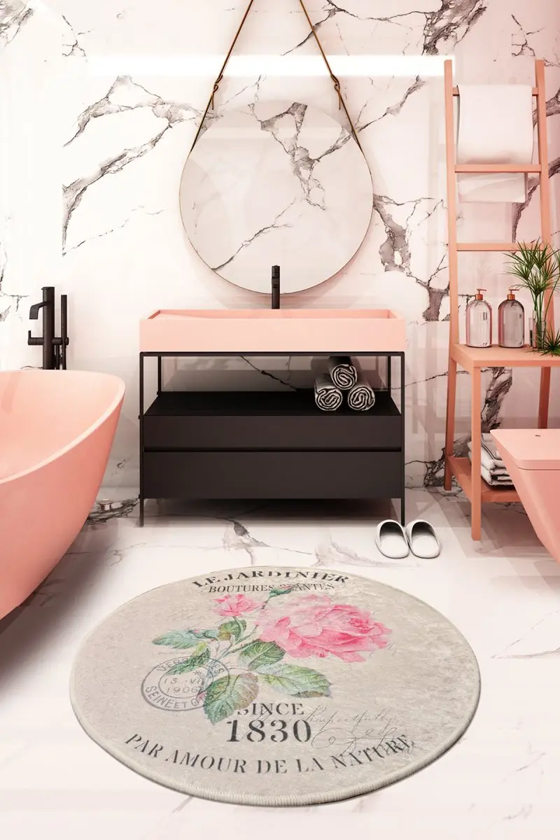 Кухонный ковер-коврик-ковры-коврики-кухонные коврики-дверной коврик | Jardiner djt диаметр 100 см