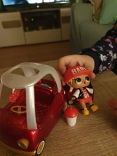 Elegir Original nuevo LOL sorpresa Sets de muñecas de la reina abeja coche 8cm hermana chica muñeca raro estilos limitada colección juguetes para niños de regalo
