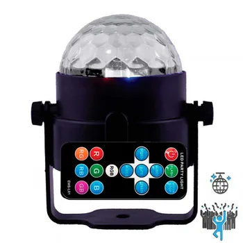

Decorative RGB LED lamp Disco Party 5W with support and 7hSevenOn Knob