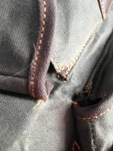 Mochila de lona encerada impermeable para hombre, morral de ocio, bolso escolar de viaje, mochila para portátil, bolsos de hombro vintage para hombre