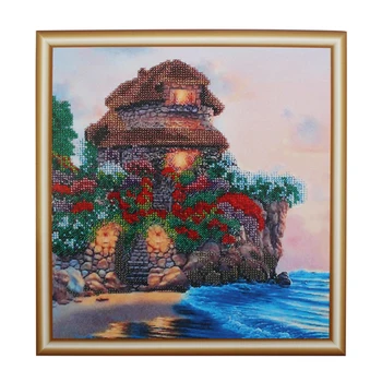 

БН-3130 Set for embroidery with beads Hobby & Pro's Floral cape's 25*26 cm