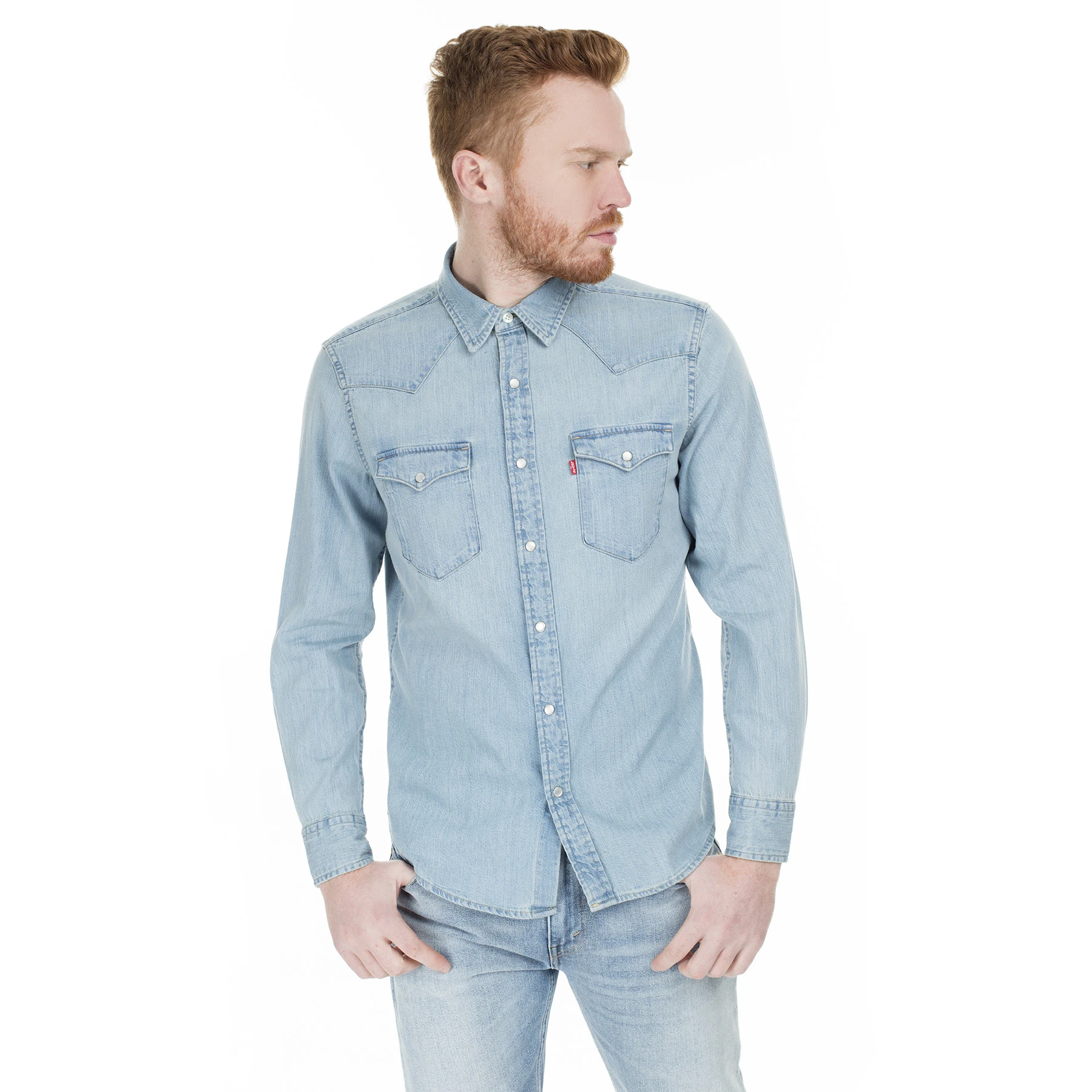 Levi's chemise en jean homme chemise en jean 85745 | AliExpress