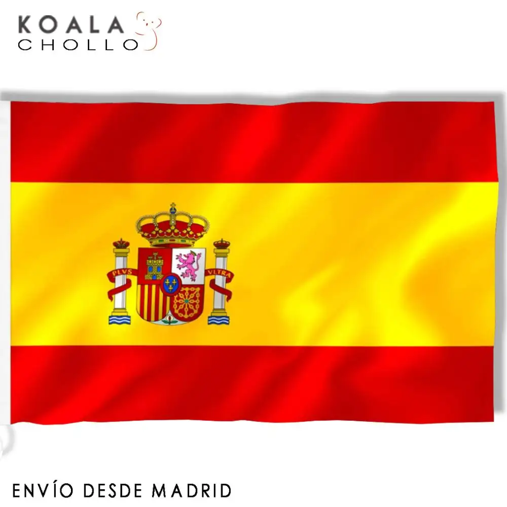 Bandera España Grande Española 90x150cm Nacional Españoles Viva España Roja 