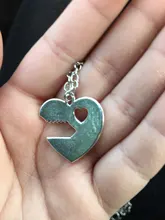 Moda mejor amigos cariño amor colgante Necklace2 uds/conjunto Arco Iris Corazón Roto gargantilla regalo de joyería de Amistad venta al por mayor