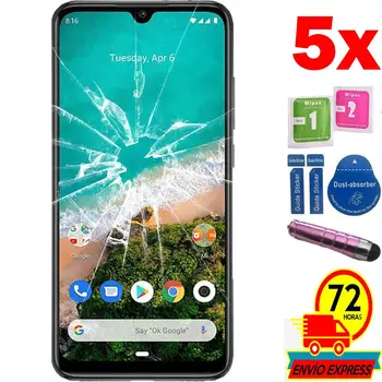 

5x Protectors Screen Tempered Glass for for Xiaomi Mi A3 (Not Full SEE INFO) PEN