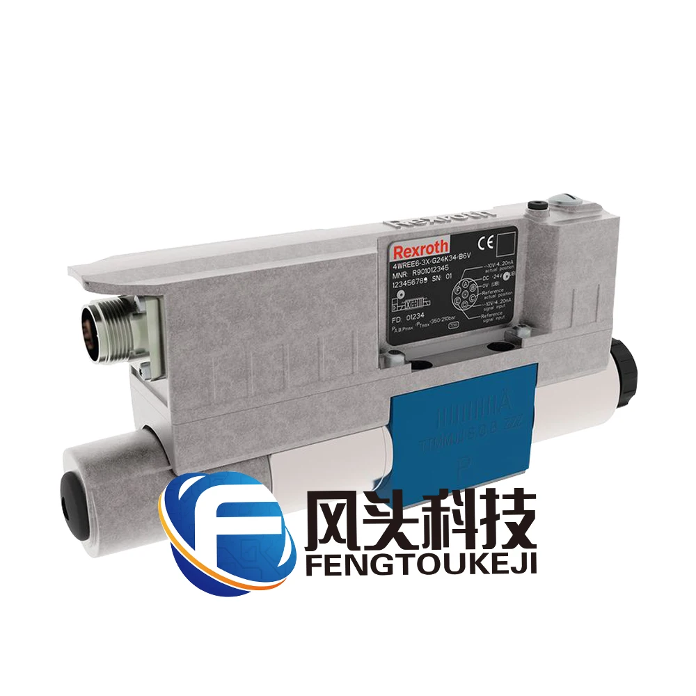 Пропорциональный направленный 4WREE-3X клапан, с прямым управлением, с электрические отзывы положения и интегрированной электроники