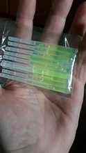 20 unids/bolsa 4,5*40mm pesca Float Varita luminosa fluorescente luz luces de barra flotante de noche barra que brilla en la oscuridad para pesca Float