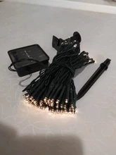 Solar String Lamps For Garden Waterproof Outdoor Lighting 5M 7M 12M 22M 6V Christmas