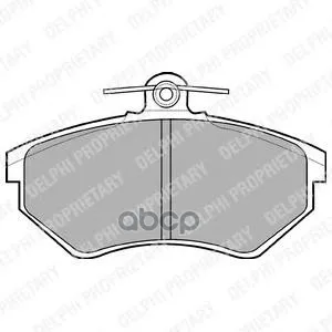 Lp770_!Колодки Дисковые П Audi 80/90, Vw Golf Iii 91-98/Passat 88-96 Delphi Lp770 Delphi арт. LP770