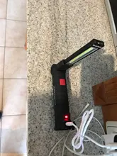 Linterna LED COB recargable por USB, luz de inspección de trabajo, 5 modos, luz trasera magnética, diseño, linterna para colgar, resistente al agua