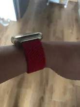 Correa elástica de nailon trenzado para Apple Watch SE 6, correa de reloj de 44mm y 40mm para IWatch Serie 5 4 3, pulsera de correa de 38mm y 42mm