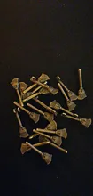 20 piezas de dijes de escoba de Beson 27x20mm de bronce tibetano de Color plata colgantes de joyería antigua hechas a mano para hacer manualidades DIY