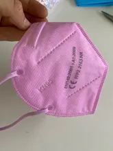 Mascarilla facial FFP2 KN95, Máscara protectora contra el polvo, filtración contra la gripe, color blanco y negro