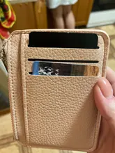 Slim Wallet Purse Card-Holder Gift Zipper Credit Mini Men Unisex Women Business-Card-Case