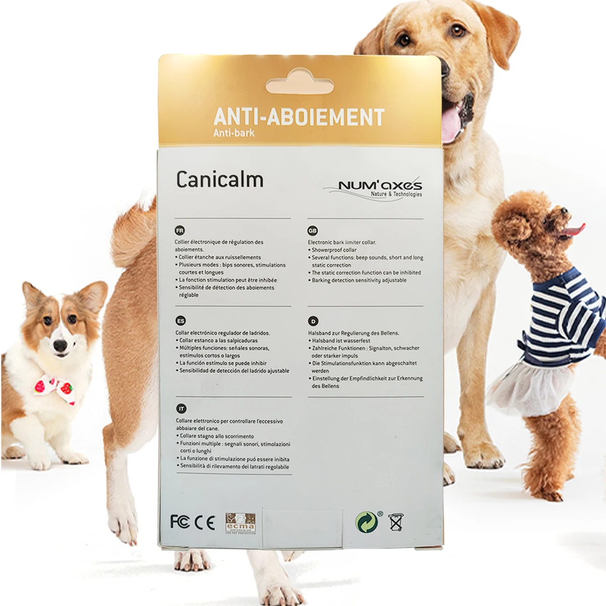 Collar adiestramiento Dog entrenamiento perro mascotas Collar perro collar electrico antiladrido mascotas perros accesorios perros adiestramiento canino más vendidos CANICALM Sistema anti ladrido|Dispositivos antiladridos| - AliExpress