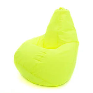 Armchair bag pear Oxford water repellent waterproof rainproof large soft frameless pouf ottoman for Home Cottage