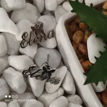Pendientes con nombre de Estrella para mujer y niña, joyería personalizada, corona, mariposa, Luna Corazón, pendientes para regalo de cumpleaños