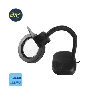 

FLEXO MAGNIFIER BLACK 12W DESKTOP EDM