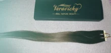 Veravicky-extensiones de cabello humano de 16 -22, 50g/Uds., hecho a máquina, Remy, extensiones de cabello Natural de trama de piel