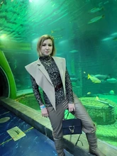 Split-Joint-Vest Spring Irregular Black EAM Women Fashion Sleeveless Loose Khaki Summer