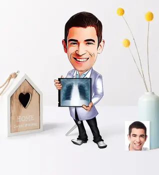 

Personalized Mr Radyolojist Cartoon Wooden Trinket-1