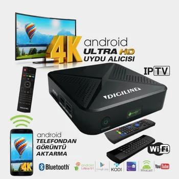 

New Android TV box DIGILINE Super Smart Android TV box android tv box Dıgılıne crown hybrıd satellite receiver