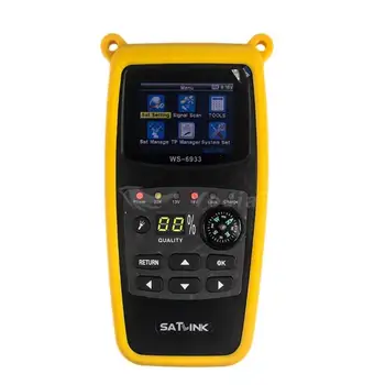 

Satellite-Finder Signal-Meter Usb-Port Dvb-S2-Receiver WS-6933 with for TV Lcd-Display