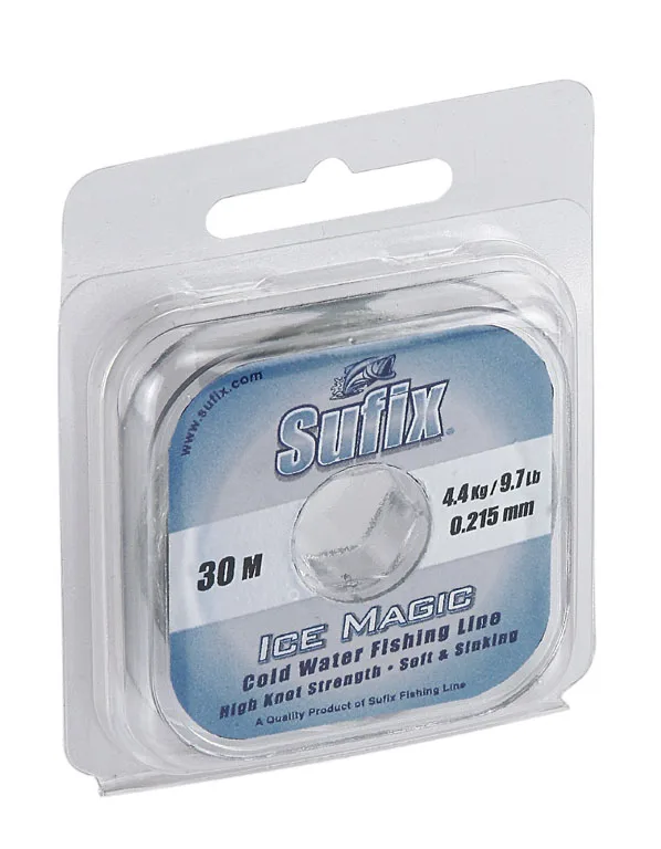 Леска зимняя SUFIX Ice Magic прозрачная 50м 0.35мм 10 3кг | Спорт и развлечения