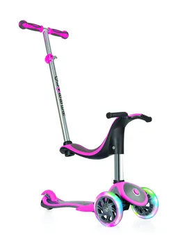 

Three-wheeled scooter Globber EVO 4 in 1 plus lights, pink